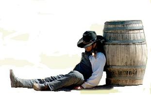 Cowboy at Mini Hollywood Almeria, Spain
