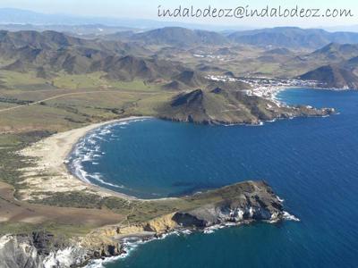 Genoveses Beach from the air