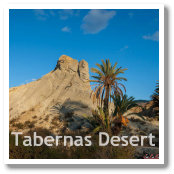 Desert of Tabernas in Almeria, Spain