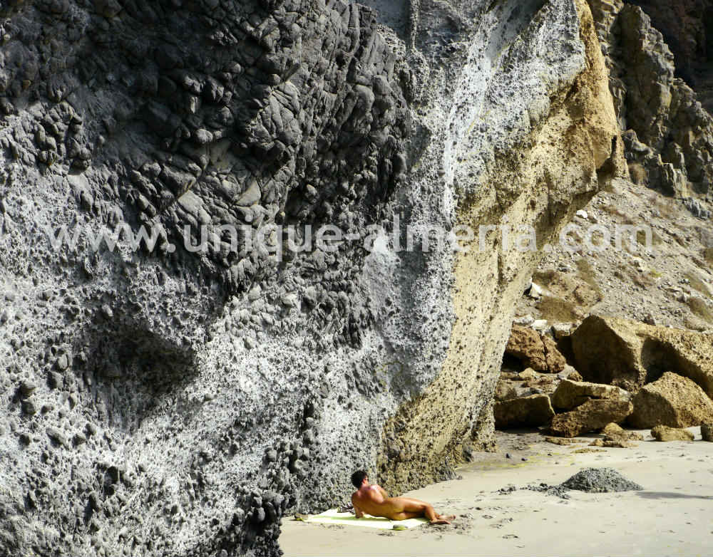 European Topless Beaches: Small Cove next to Barronal 