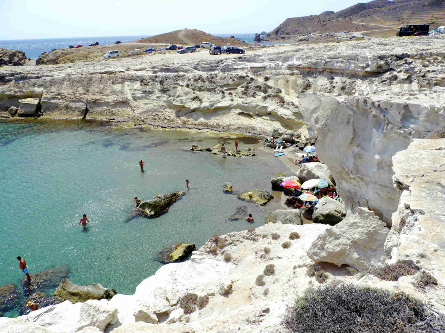 Beach landscape at Playa Embarcadero - Cabo de Gata (Almeria, Spain)