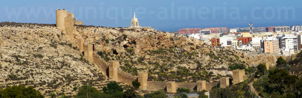 Cerro de San Cristobal, Alcazaba Almeria, Spain - Muslim architecture