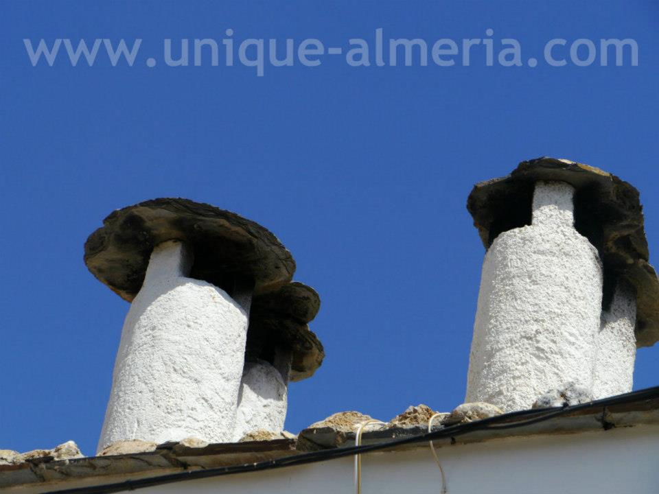 Typical Alpujarra chimneys 