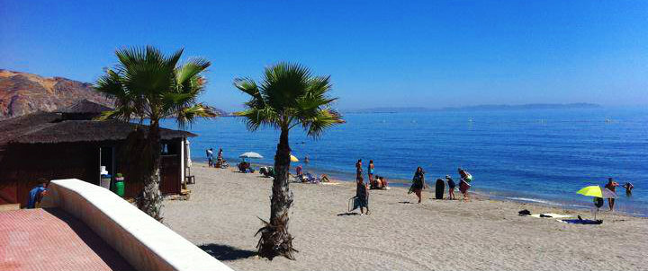 Beach in Aguadulce (Almeria, Spain)